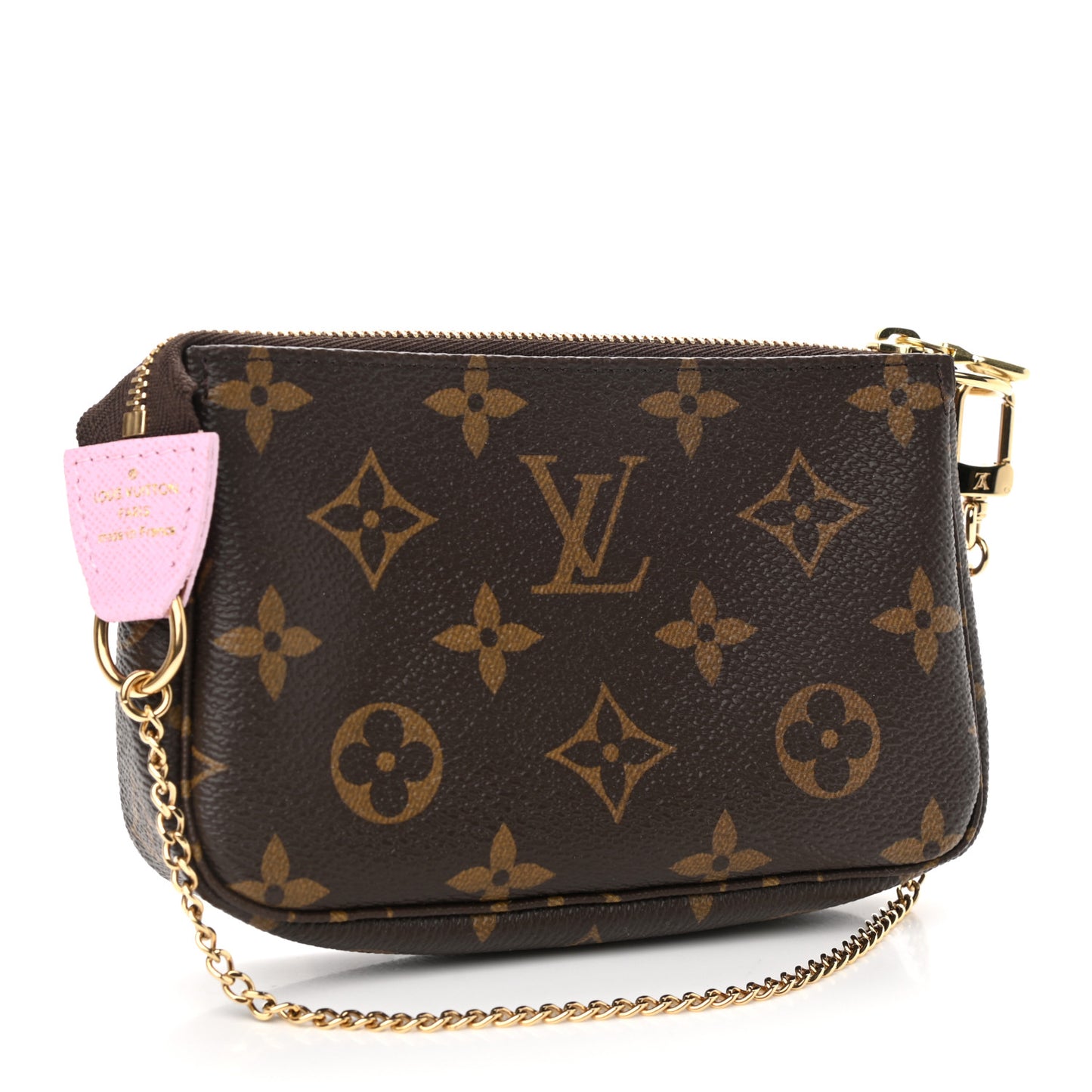 Monogram 2021 Christmas Animation Japanese Garden Mini Pochette Accessories Wisteria Pink