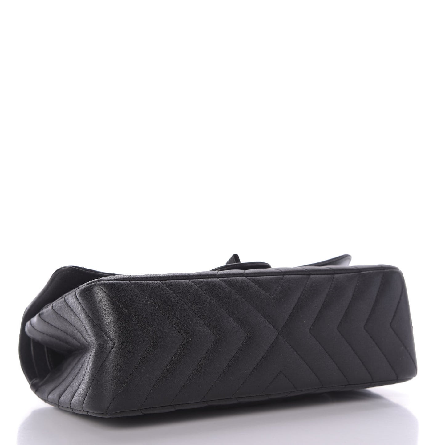 Sheepskin Chevron Quilted 2.55 Reissue 225 Double Flap So Black