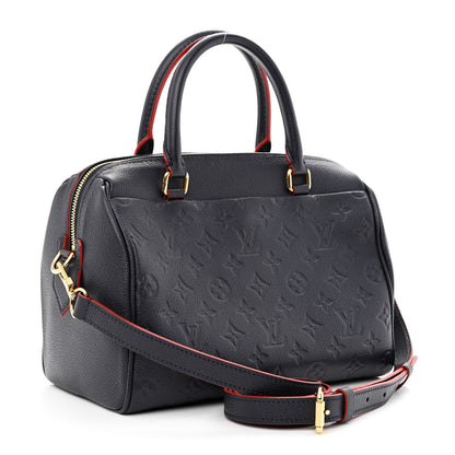 Louis Vuitton Empreinte Speedy Bandouliere 25 NM Marine Rouge 3 of 11