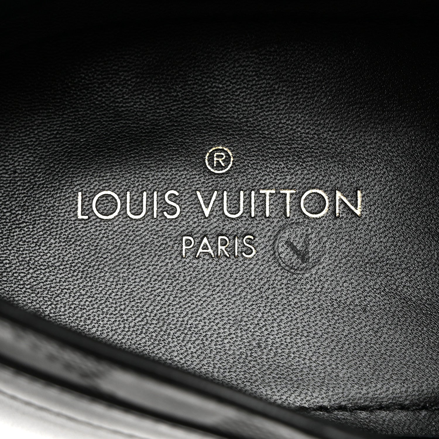 Louis Vuitton Glazed Calfskin Damier Embossed Haussmann Derby Lace Up Shoes 8 Black 6 of 9