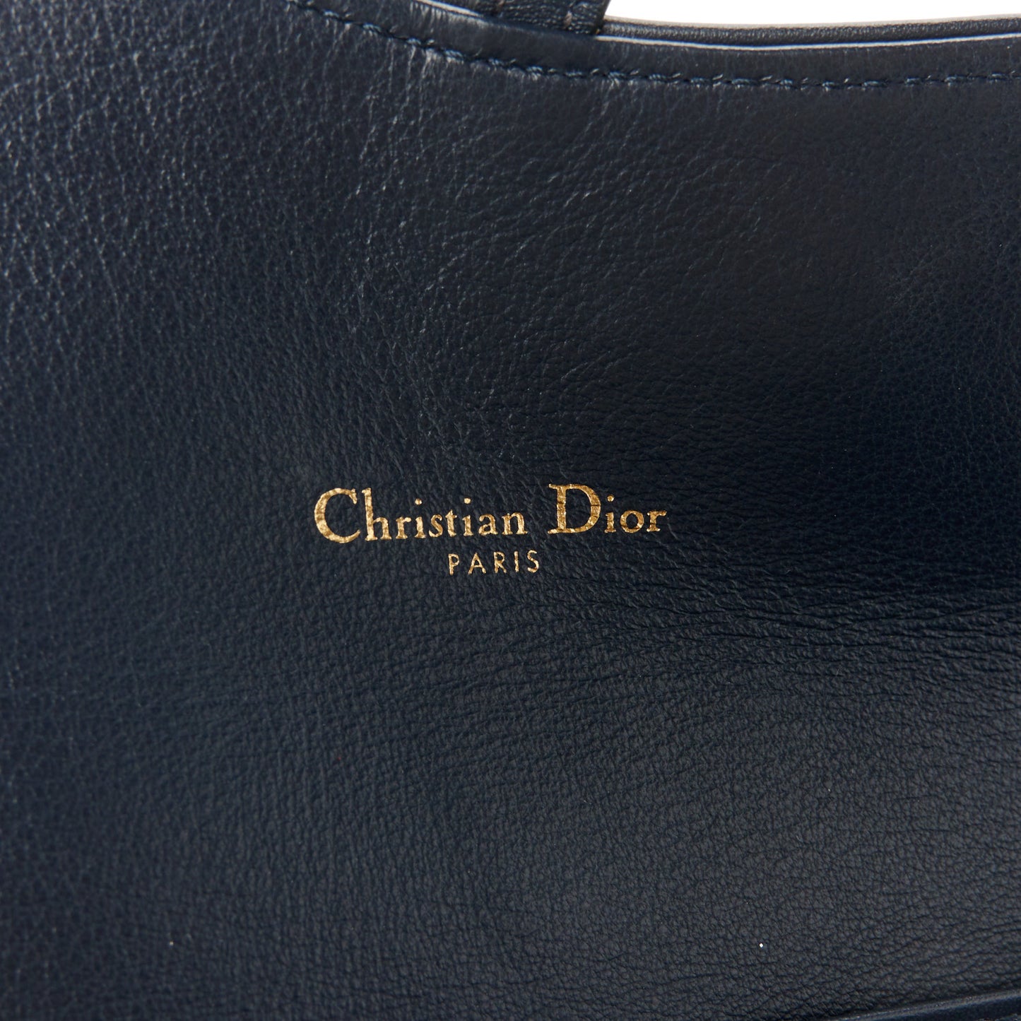 Oblique Saddle Chain Long Wallet Blue