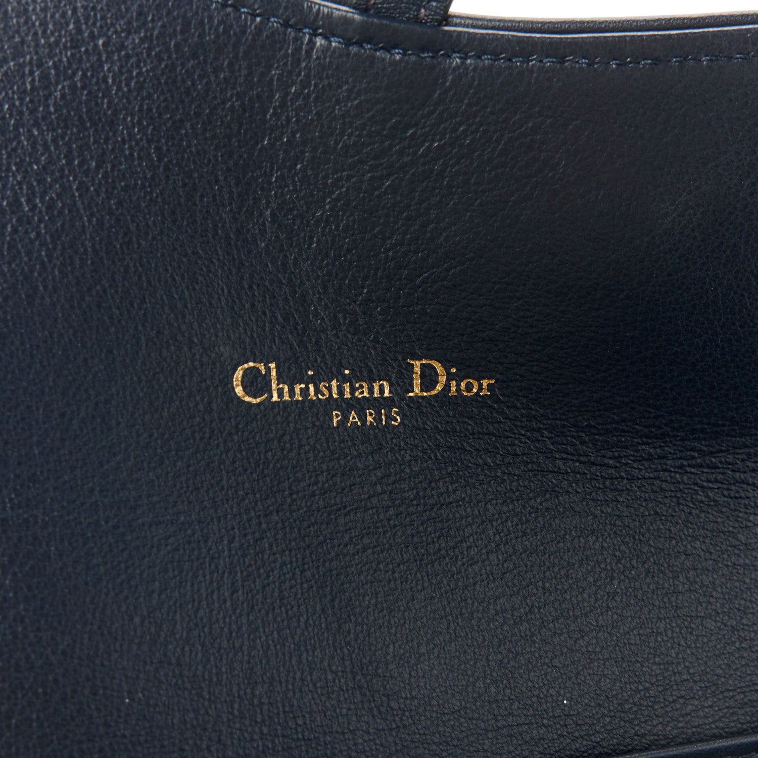Christian Dior Oblique Saddle Chain Long Wallet Blue 7 of 13