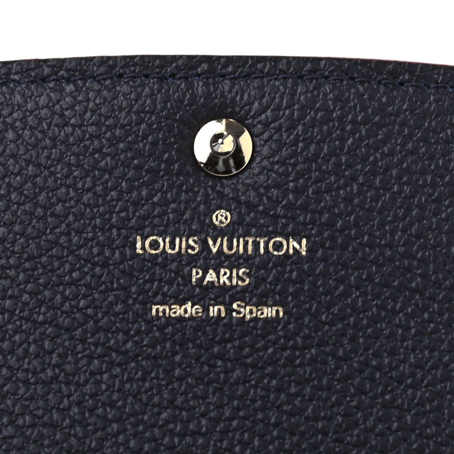 Empreinte Emilie Wallet Marine Rouge