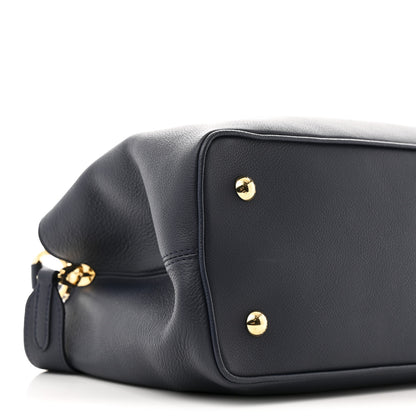 Louis Vuitton Taurillon Capucines MM Indigo 9 of 10