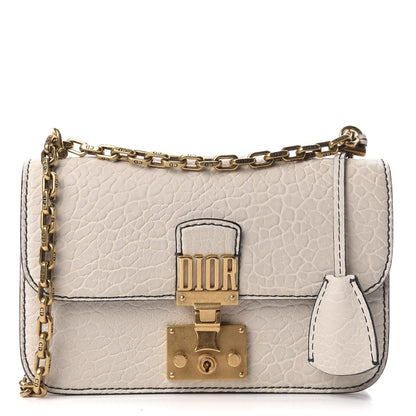 Christian Dior Canyon Grained Lambskin Small Dioraddict Flap Bag Ivory 1 of 10