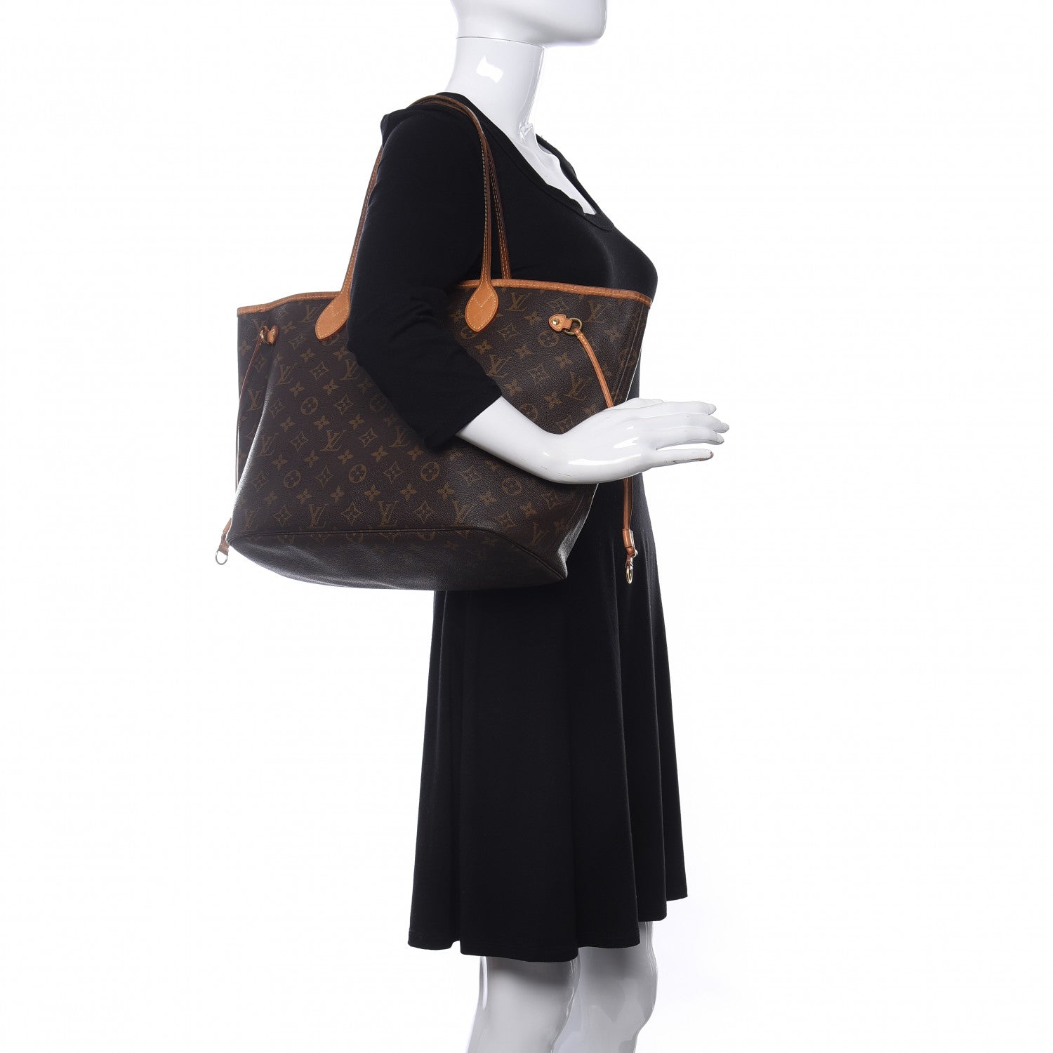 Louis Vuitton Monogram Neverfull MM 2 of 15