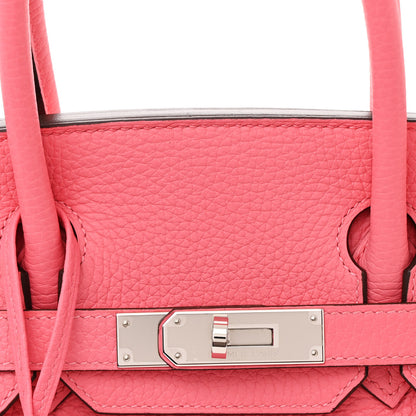 Hermes Togo Birkin 30 Rose Azalee 8 of 12
