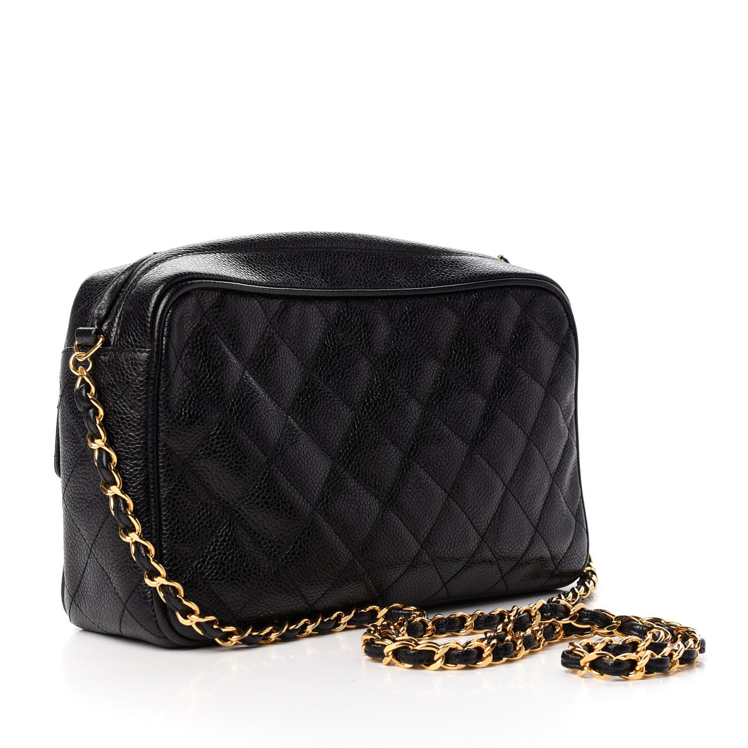 Chanel Caviar Quilted Camera Case Black 3 of 9