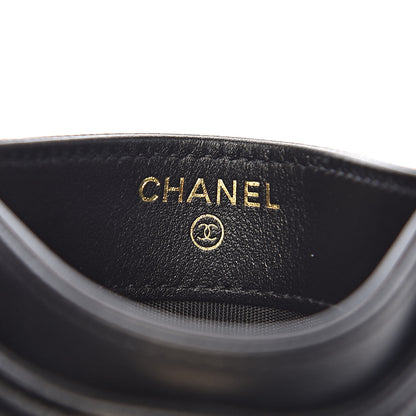 Chanel Caviar Quilted Boy Card Holder Black 6 of 9