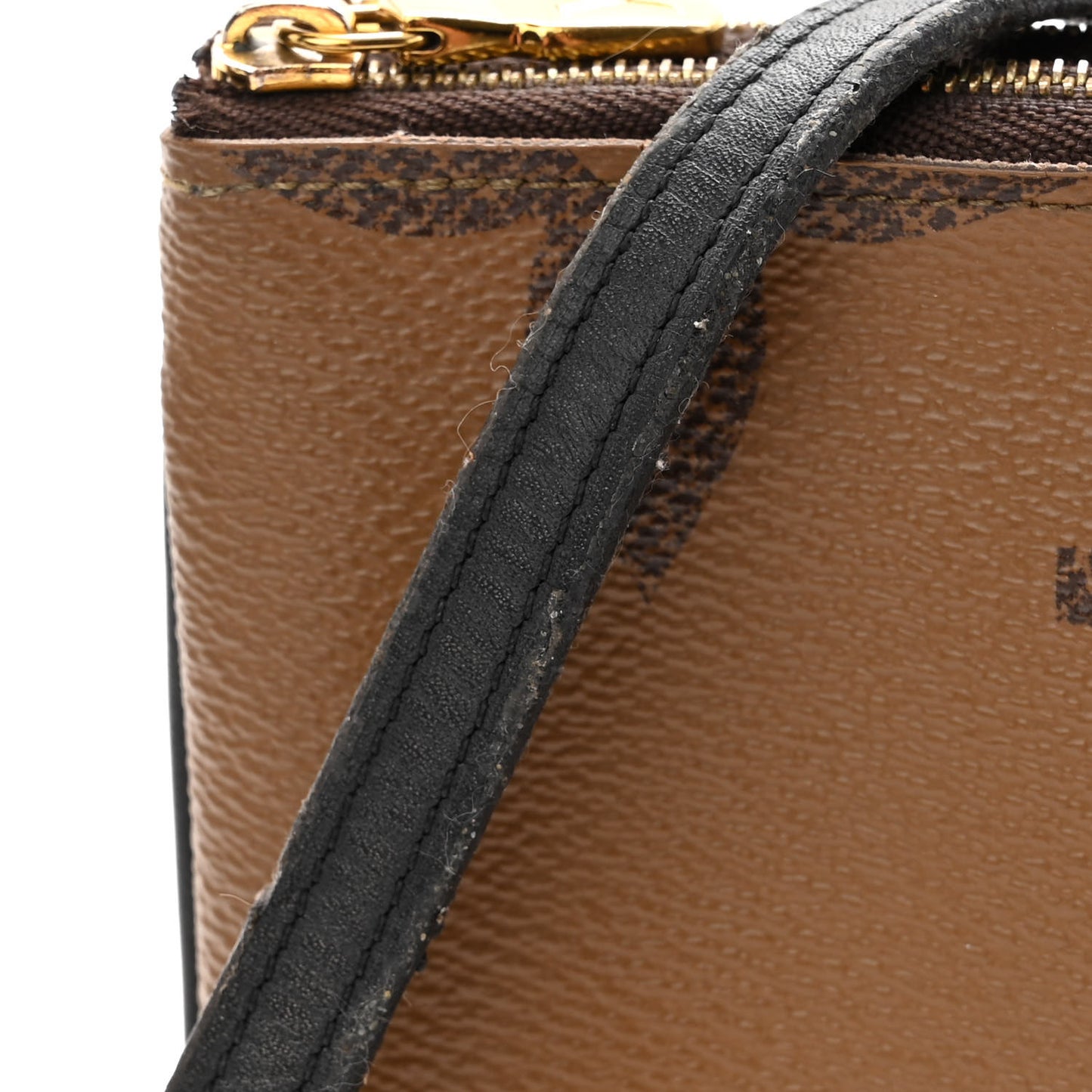 Reverse Monogram Giant Double Zip Pochette