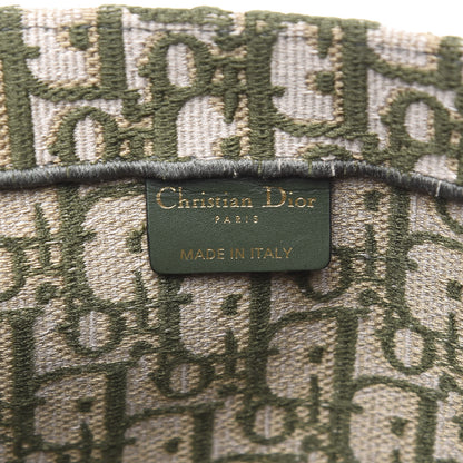 Christian Dior Oblique Book Tote Green Multicolor 6 of 13
