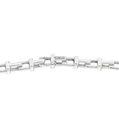 Tiffany Sterling Silver T Link Chain Bracelet 3 of 4