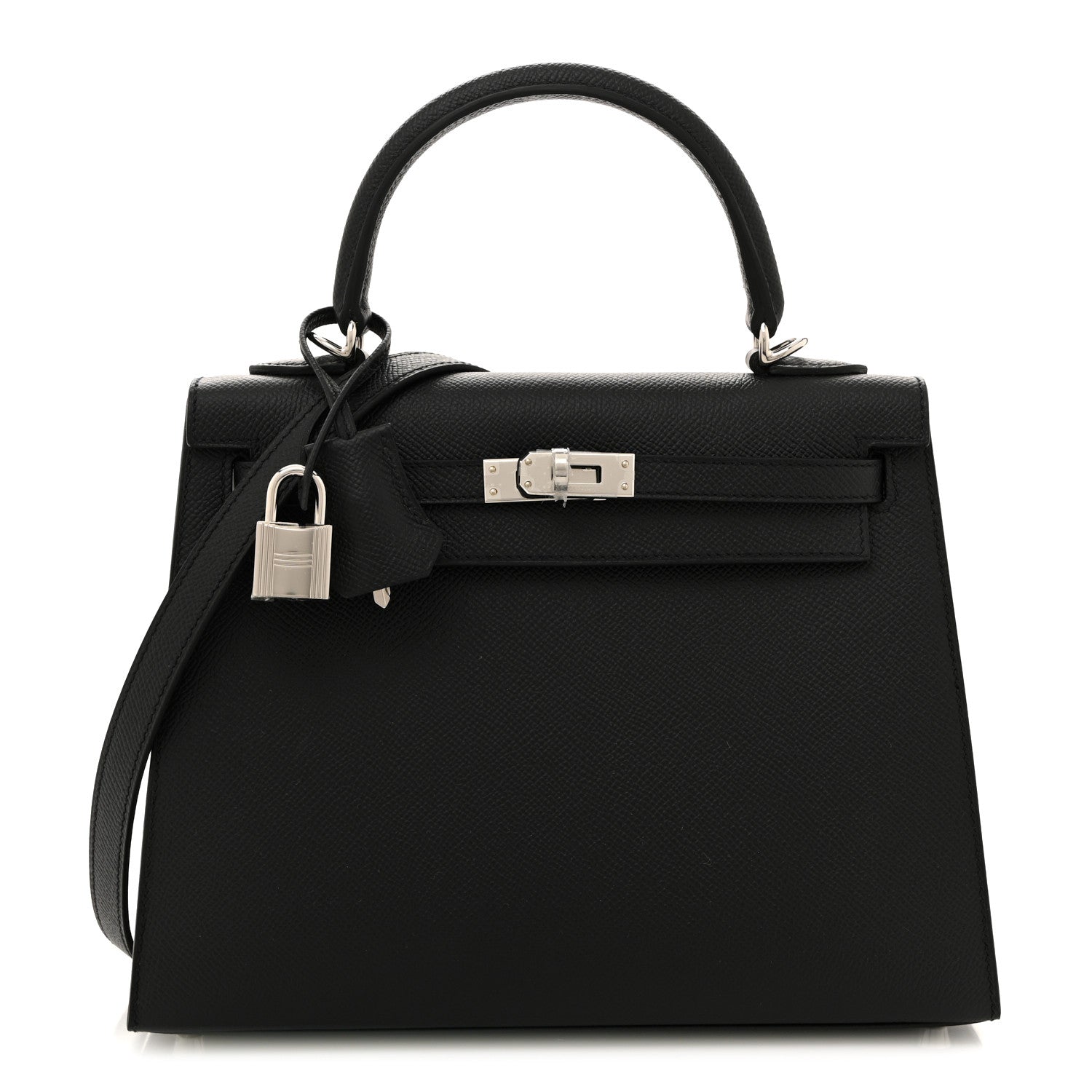 Hermes Epsom Kelly Sellier 25 Black 1 of 11