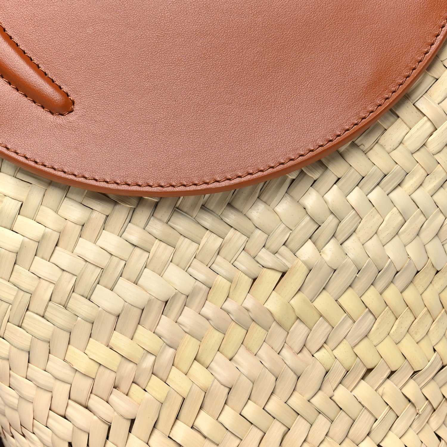 Christian Louboutin Raffia Calfskin Biloumoon Tote Natural Cuoio 6 of 8