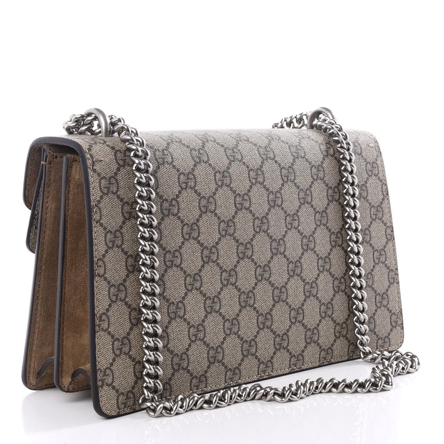 GG Supreme Monogram Small Dionysus Shoulder Bag Taupe