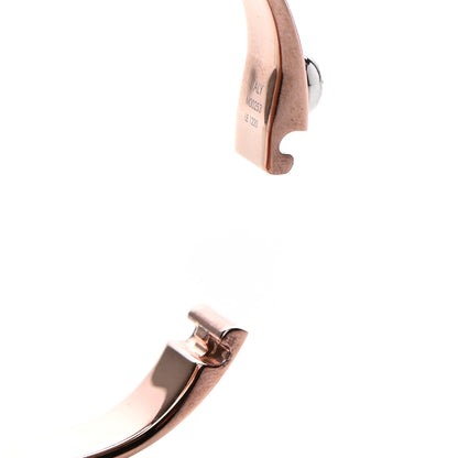 Louis Vuitton Brass Monogram Nanogram Cuff S Pink Gold 8 of 8