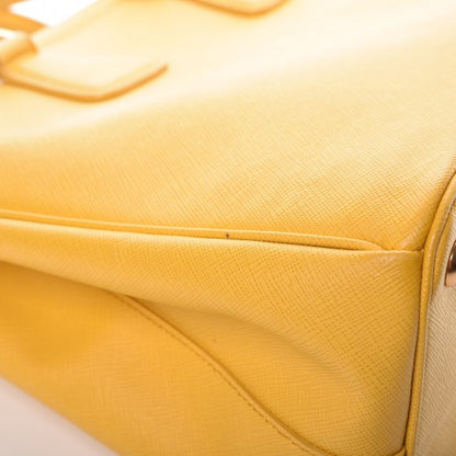 Prada Saffiano Lux Parabole Tote Mimosa 16 of 19