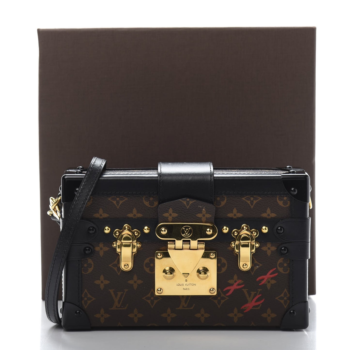 Monogram Petite Malle Black