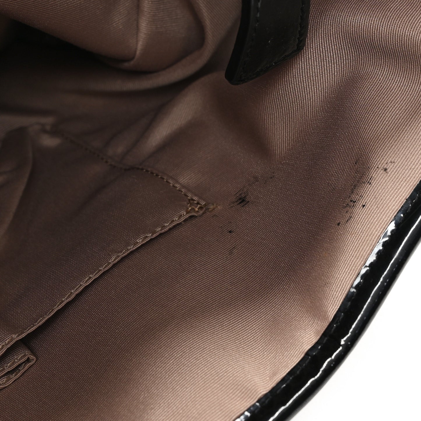 Nova Check Patent Medium Emmy Tote Black