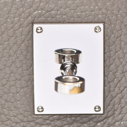 Hermes Taurillon Clemence Jypsiere 37 Etain 15 of 28