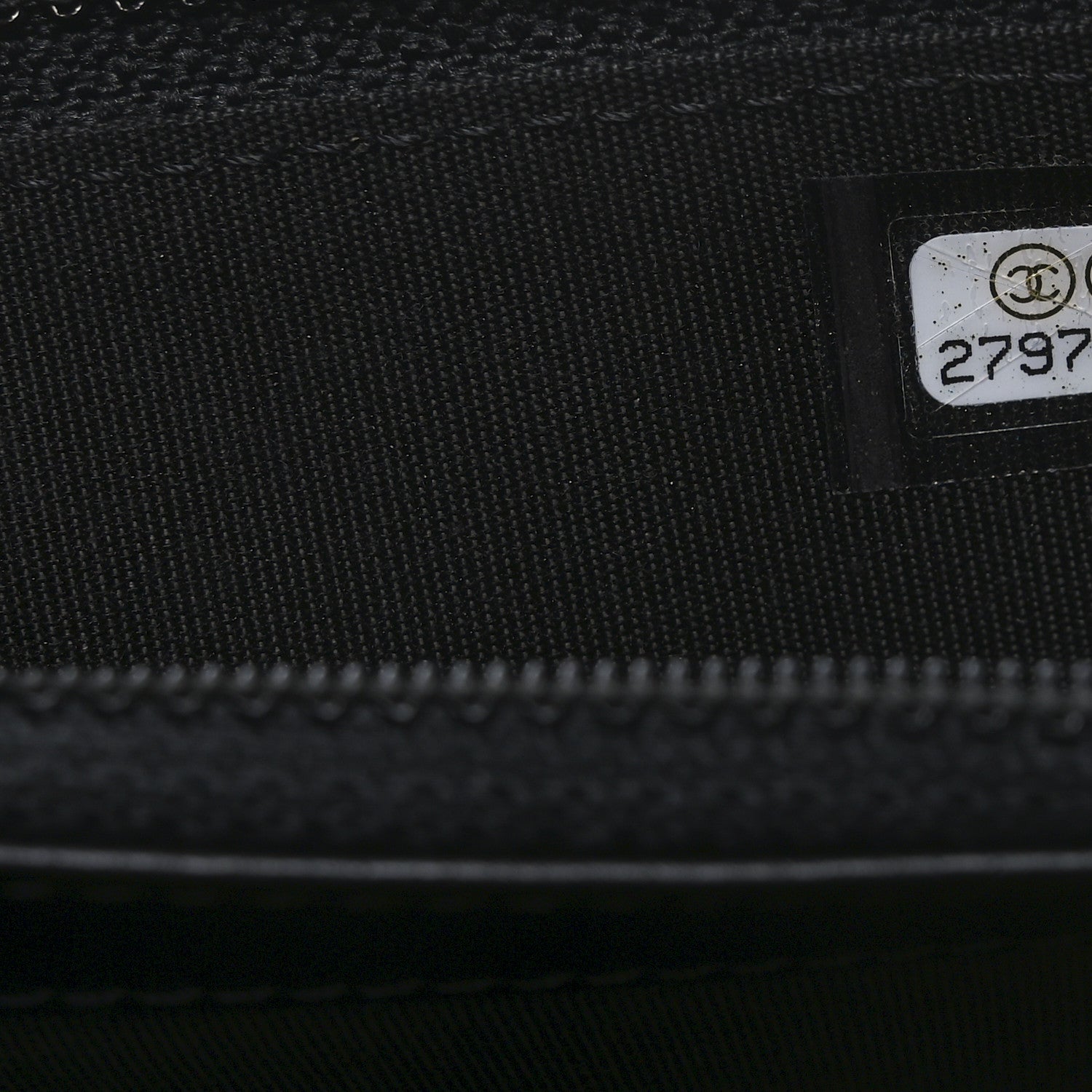Chanel Caviar Quilted Medium Boy Flap Wallet Black 7 of 8