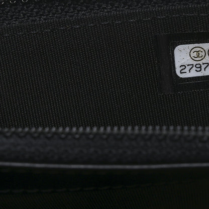 Chanel Caviar Quilted Medium Boy Flap Wallet Black 7 of 8
