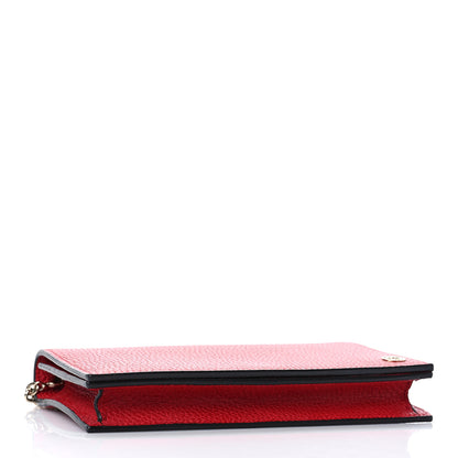 Gucci Dollar Calfskin Medium Betty Chain Wallet Red 4 of 9