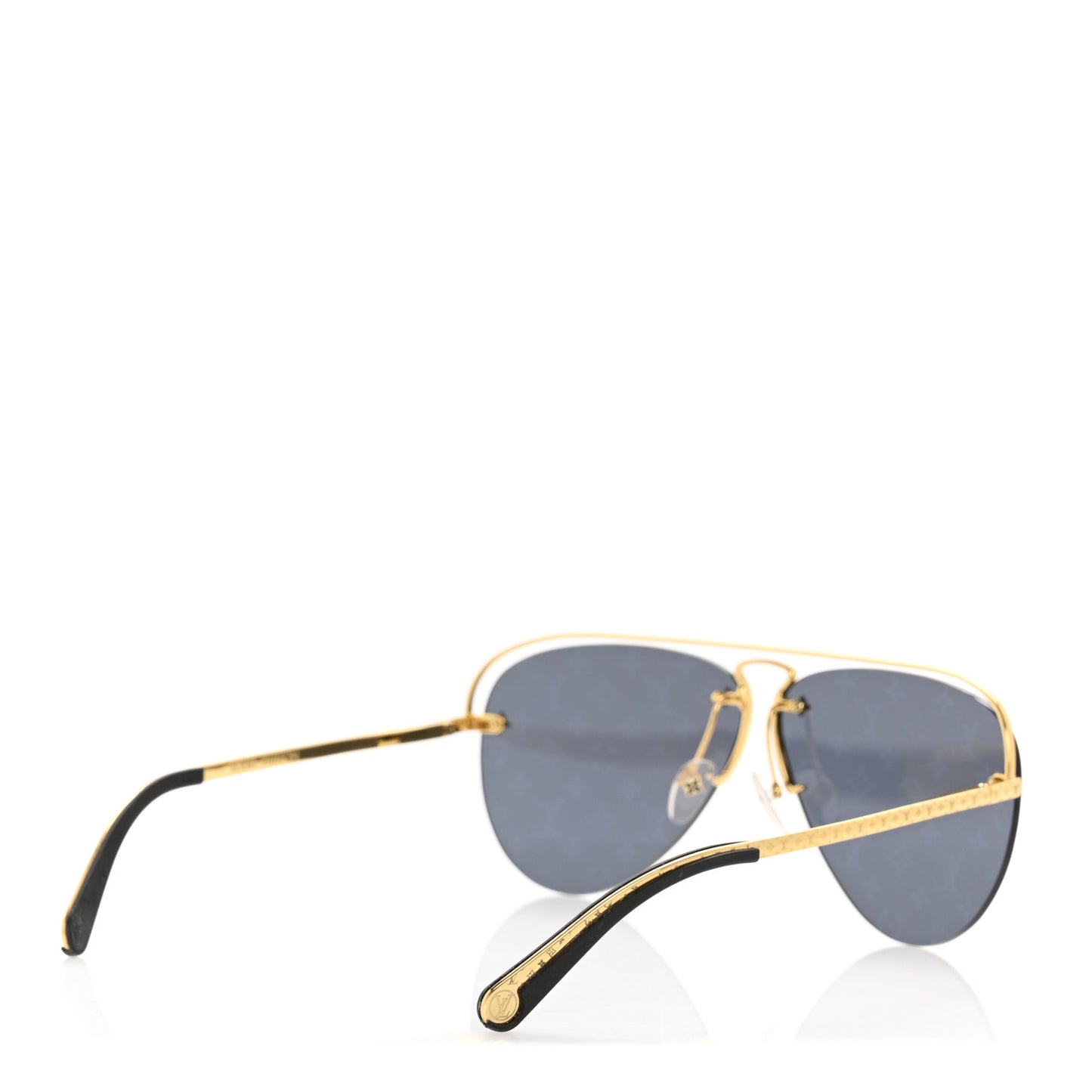 Metal Monogram Grease Sunglasses Z1172E Gold