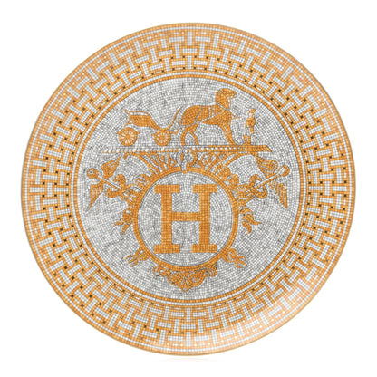 Hermes Porcelain Mosaique au 24 Tart Platter 1 of 5