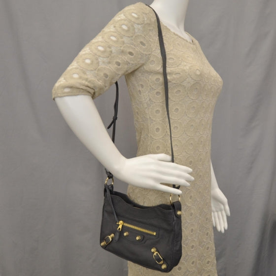 Balenciaga Agneau Giant 12 Gold Hardware Hip Gris Tarmac 2 of 8