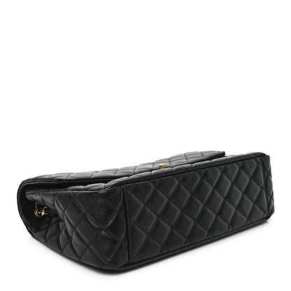 Chanel Caviar Quilted XXL Travel Flap Bag Black 4 of 11