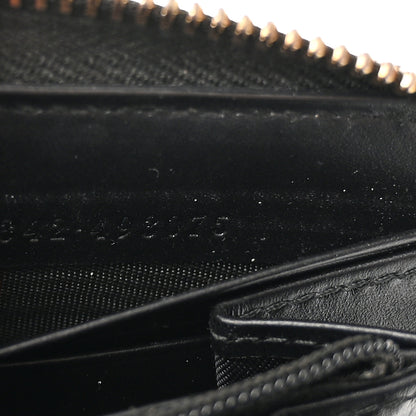 Gucci Guccissima GG Pierce Zip Around Wallet Black 7 of 11