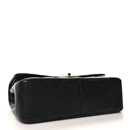 Chanel Caviar Quilted Jumbo Double Flap Black 4 of 11