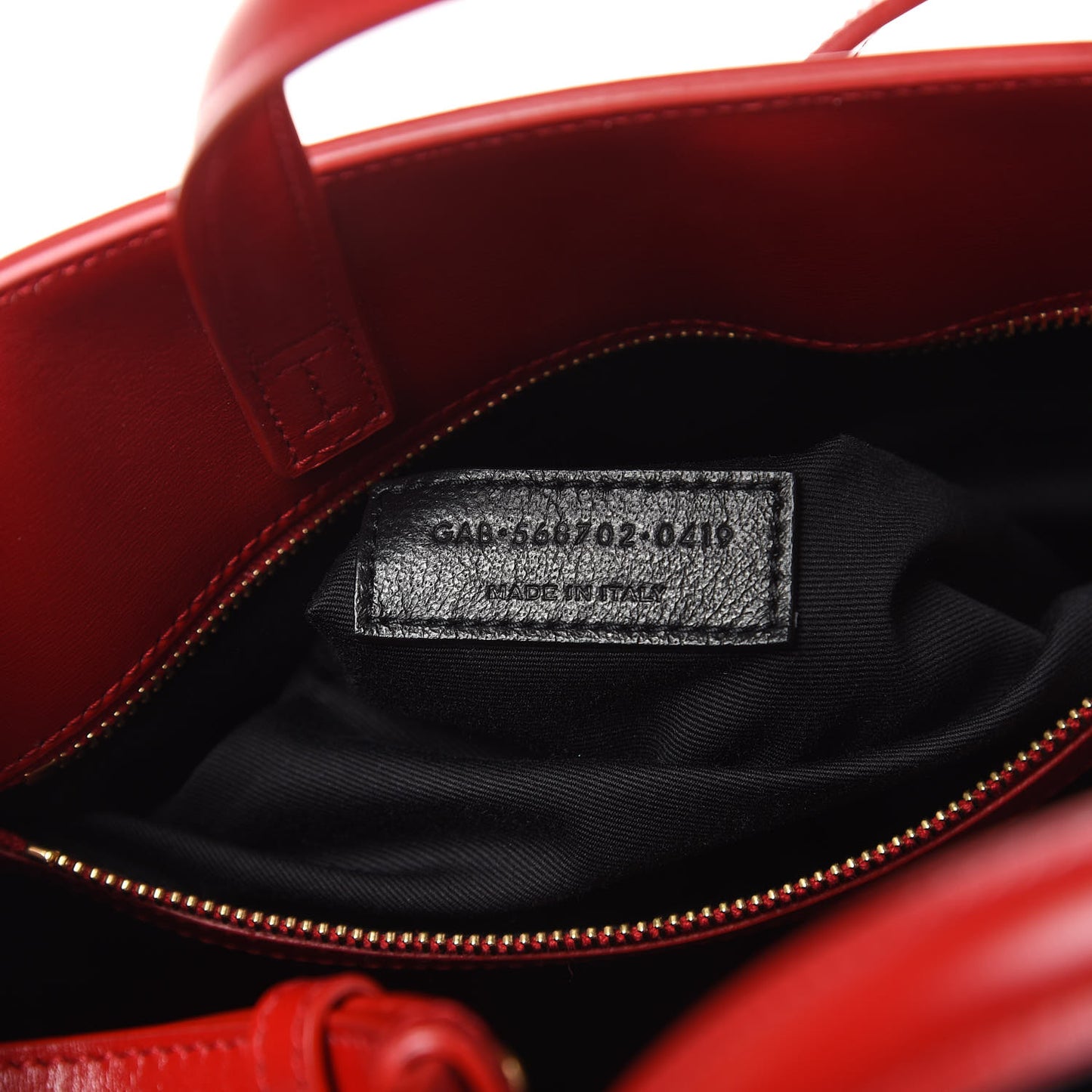 Calfskin Small Manhattan Shopper Tote Red