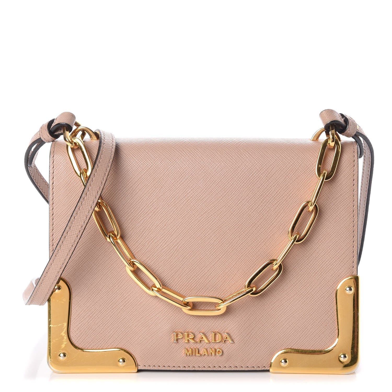Prada Saffiano Bandolero Crossbody Bag Cammeo 1 of 10