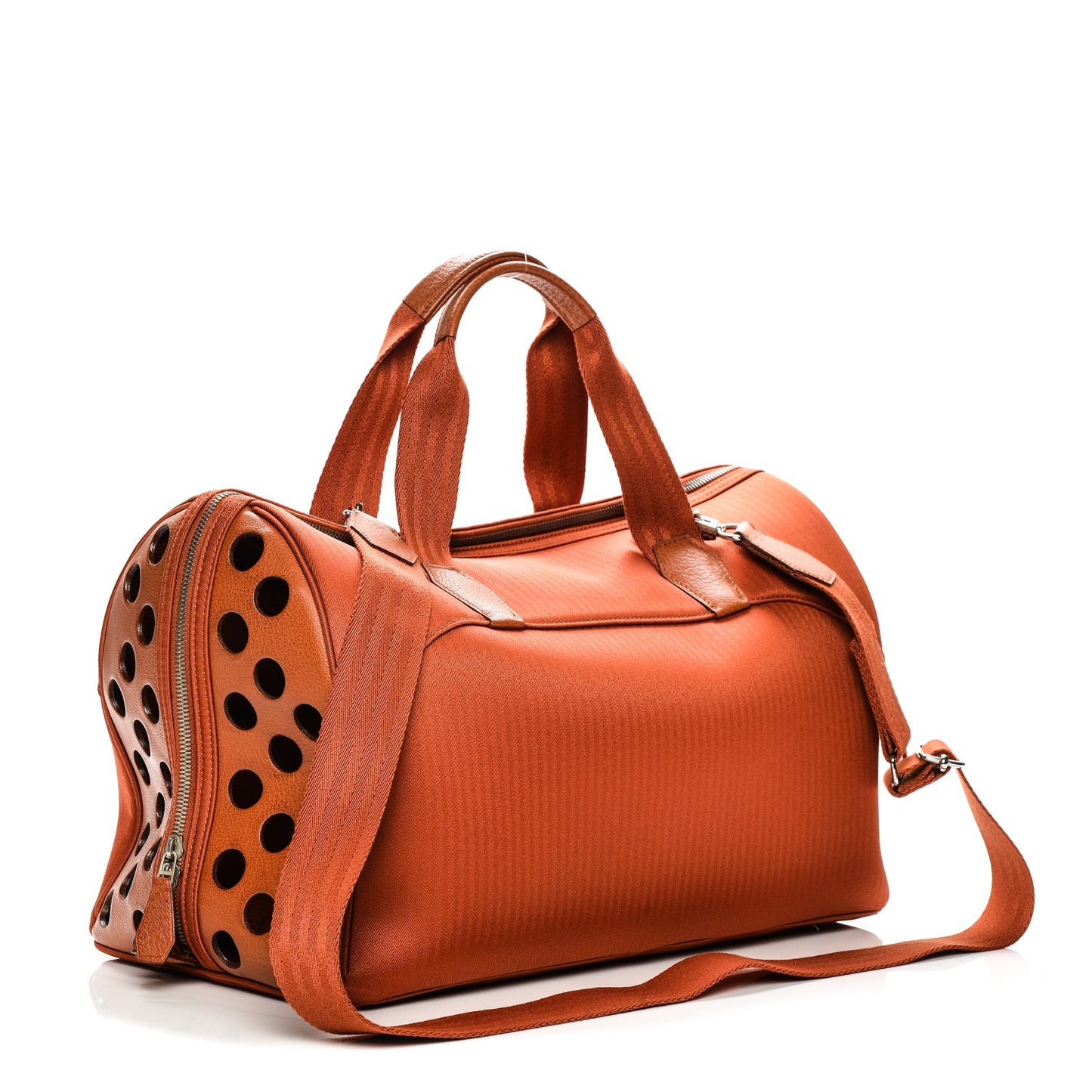 Buffle Toile Sac A Chien TouTou Brique Potiron