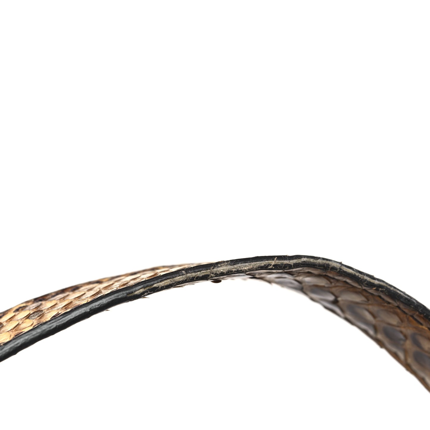 Velvet Calf Hair Snakeskin Baguette Multicolor