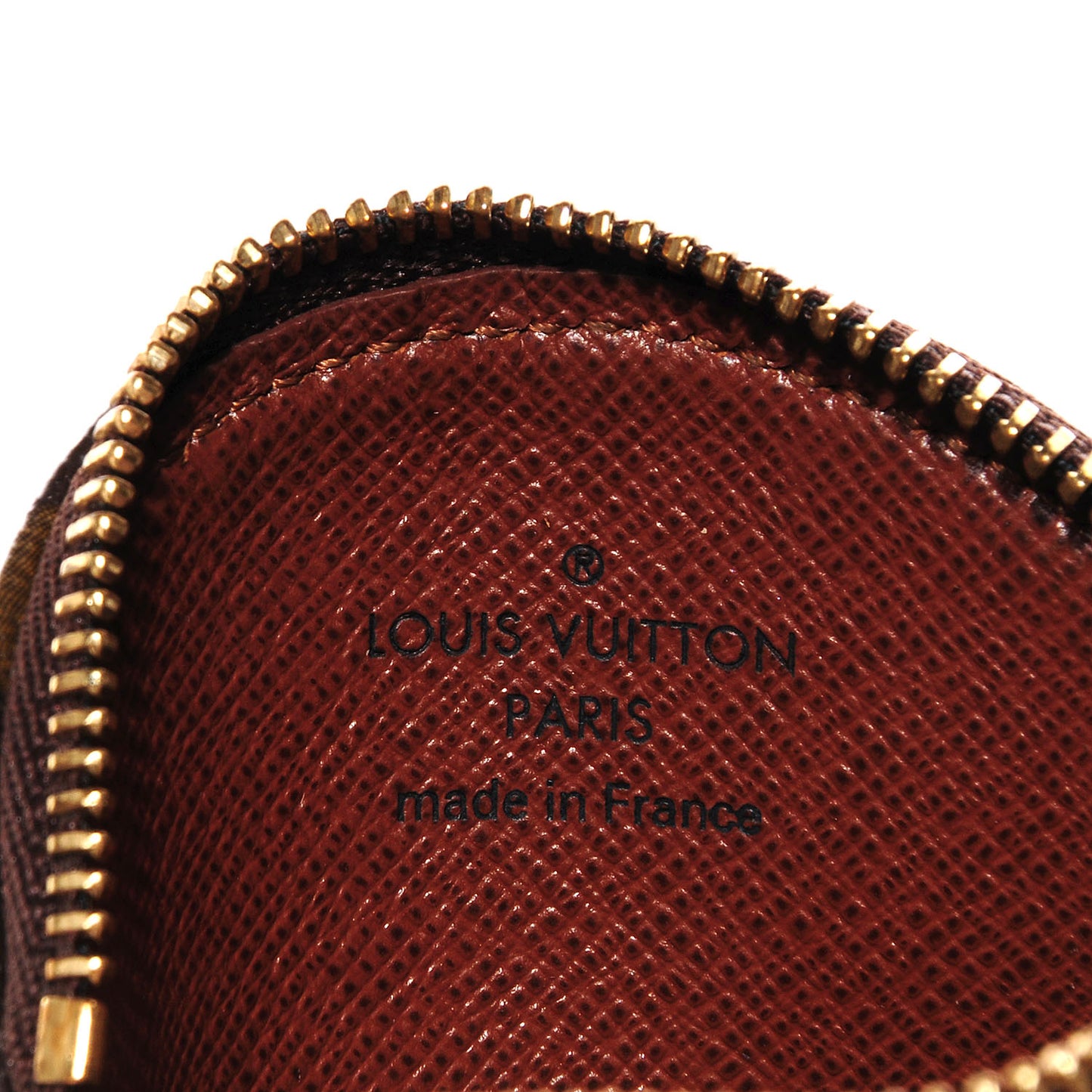 Monogram Round Coin Purse