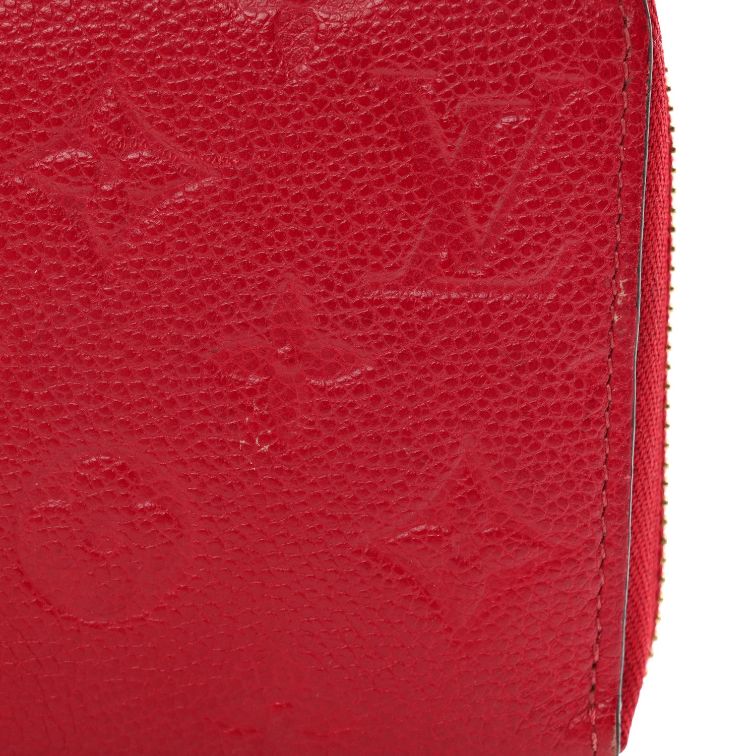 Louis Vuitton Empreinte Zippy Wallet Scarlet 10 of 10