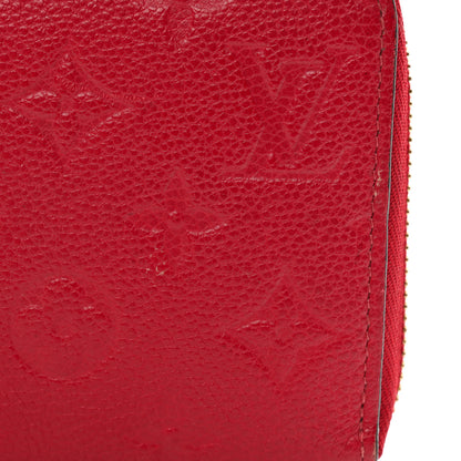 Louis Vuitton Empreinte Zippy Wallet Scarlet 10 of 10