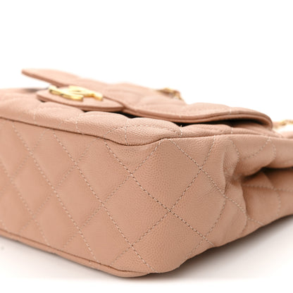 Chanel Caviar Quilted Wavy CC Hobo Beige 10 of 10