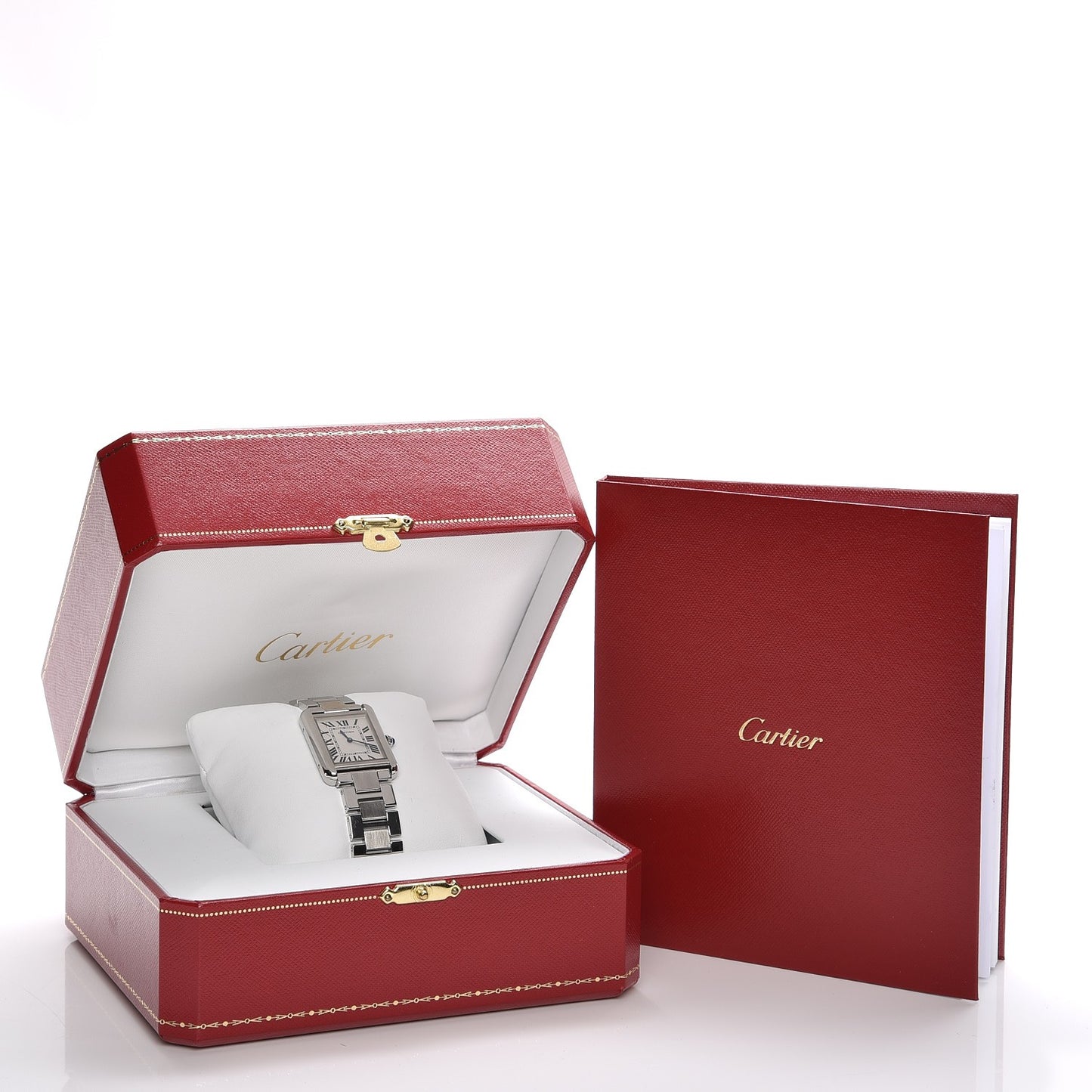 Stainless Steel 24mm Tank Solo Quartz Watch