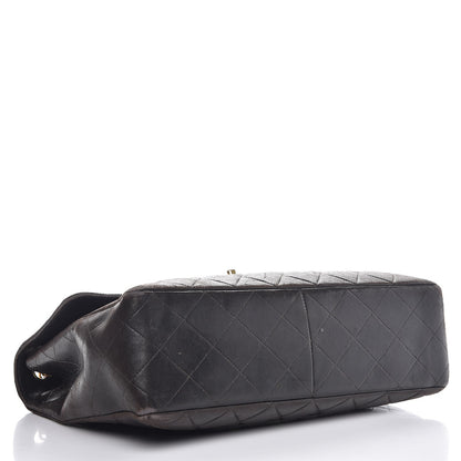 Chanel Lambskin Quilted Jumbo Single Flap Brown 4 of 19