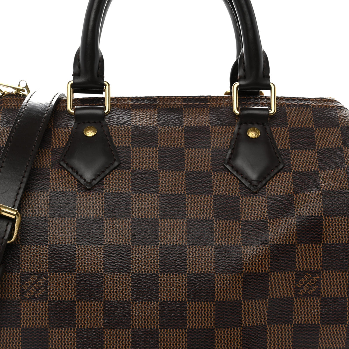 Louis Vuitton Damier Ebene Speedy Bandouliere 25 8 of 10