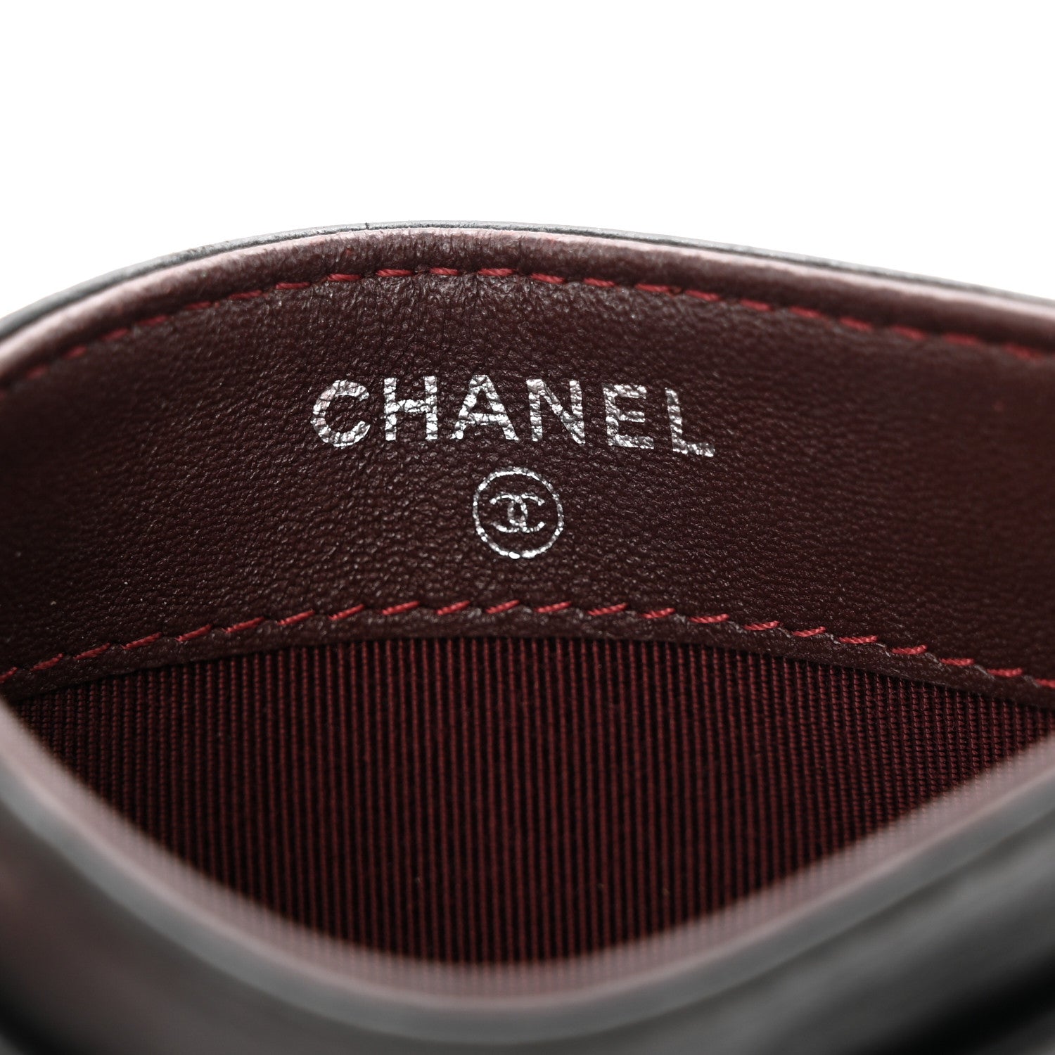 Chanel Lambskin Quilted Card Holder Black 6 of 9