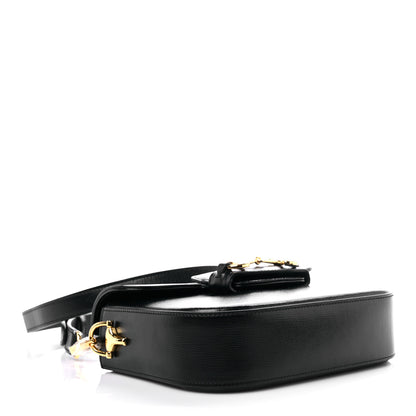 Gucci Azalea Calfskin Web Mini Horsebit 1955 Shoulder Bag Black 4 of 8