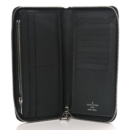 Louis Vuitton Epi Zippy Vertical Wallet Black 6 of 10