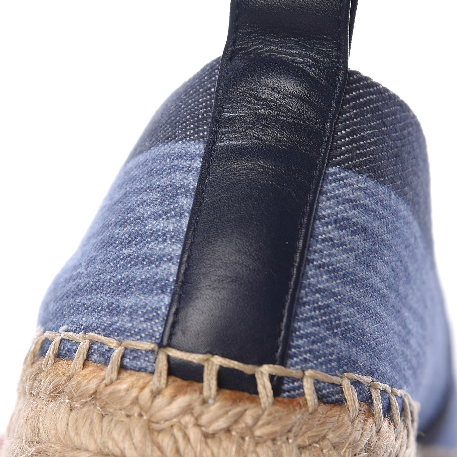 Louis Vuitton Canvas Blue Shore Espadrille Flats 38 Marine 14 of 19