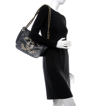 Chanel Grained Calfskin Metal Mosaic Flap Black 2 of 9