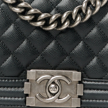 Chanel Caviar Quilted Small Boy Flap Black 8 of 10